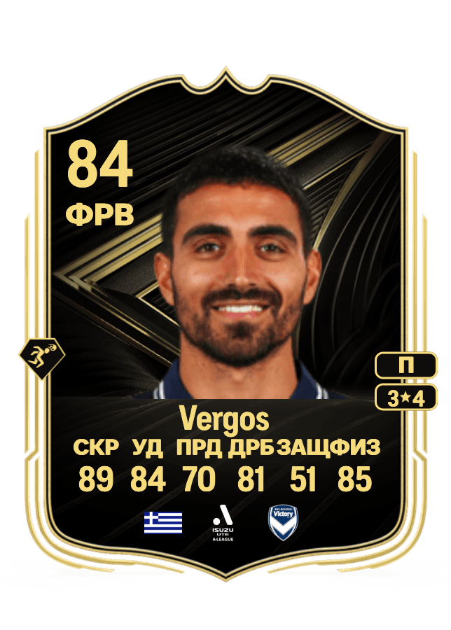 Nikolaos Vergos card