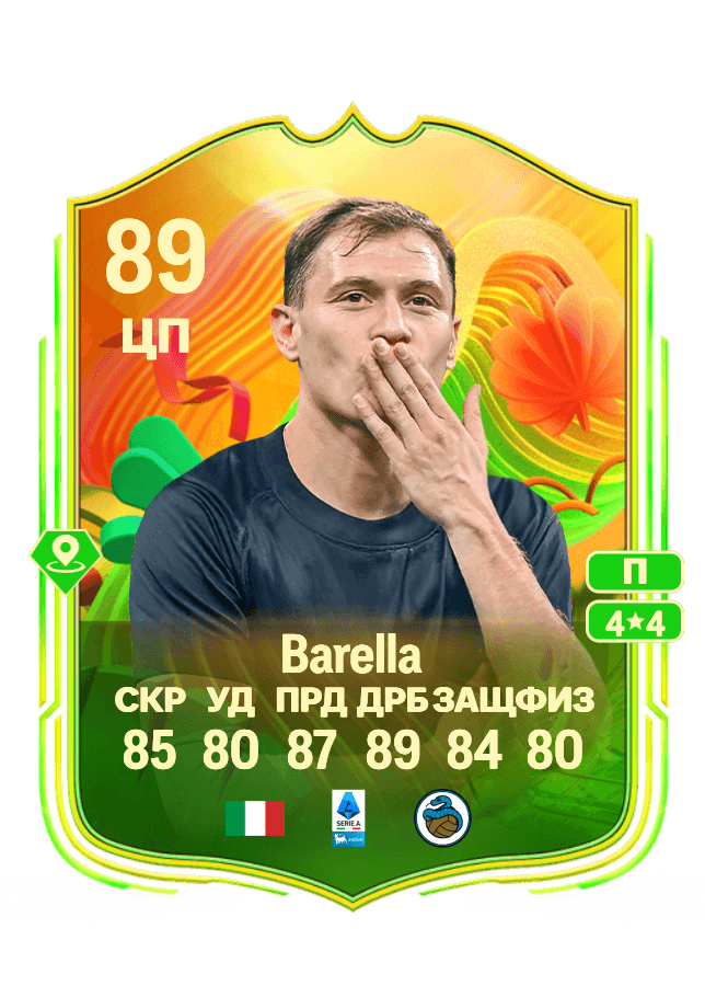 Nicolò Barella card