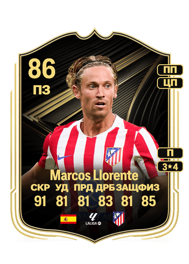Marcos Llorente card