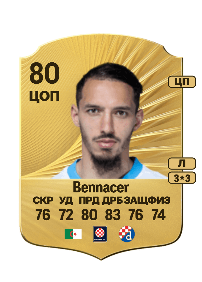 Ismaël Bennacer card
