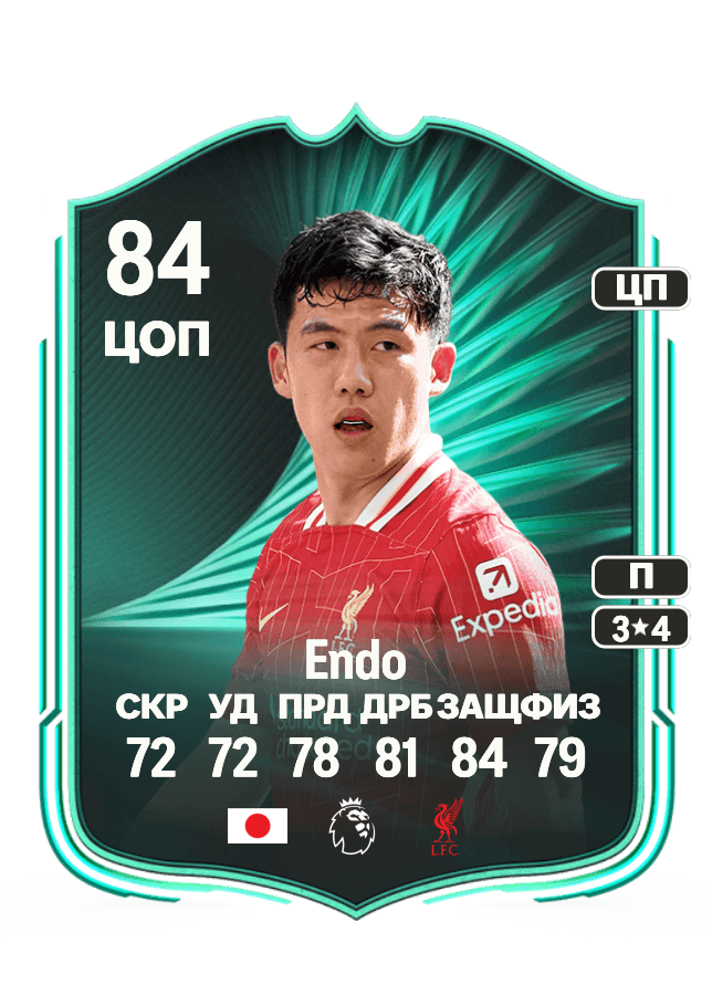 Wataru Endo card