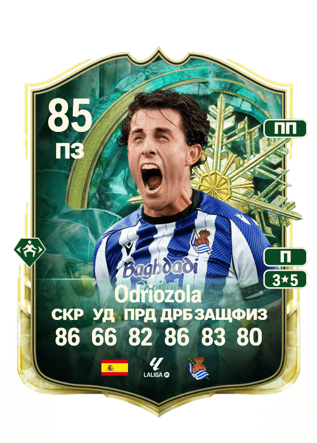 Odriozola card