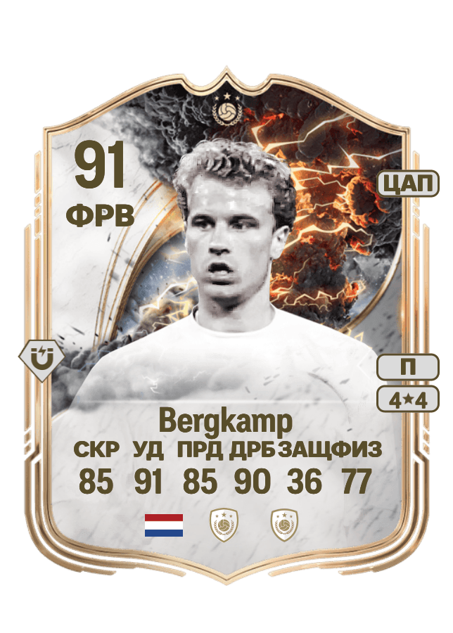 Dennis Bergkamp card
