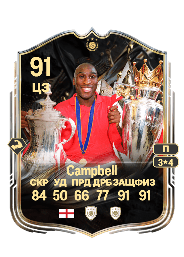 Sol Campbell card