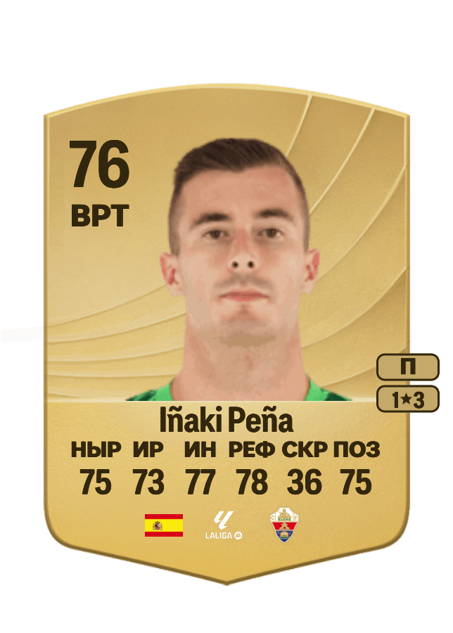 Iñaki Peña card