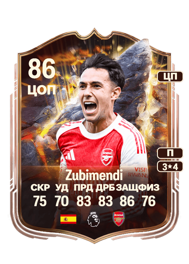 Zubimendi card