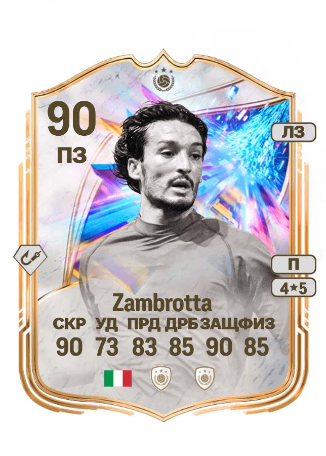 Gianluca Zambrotta card