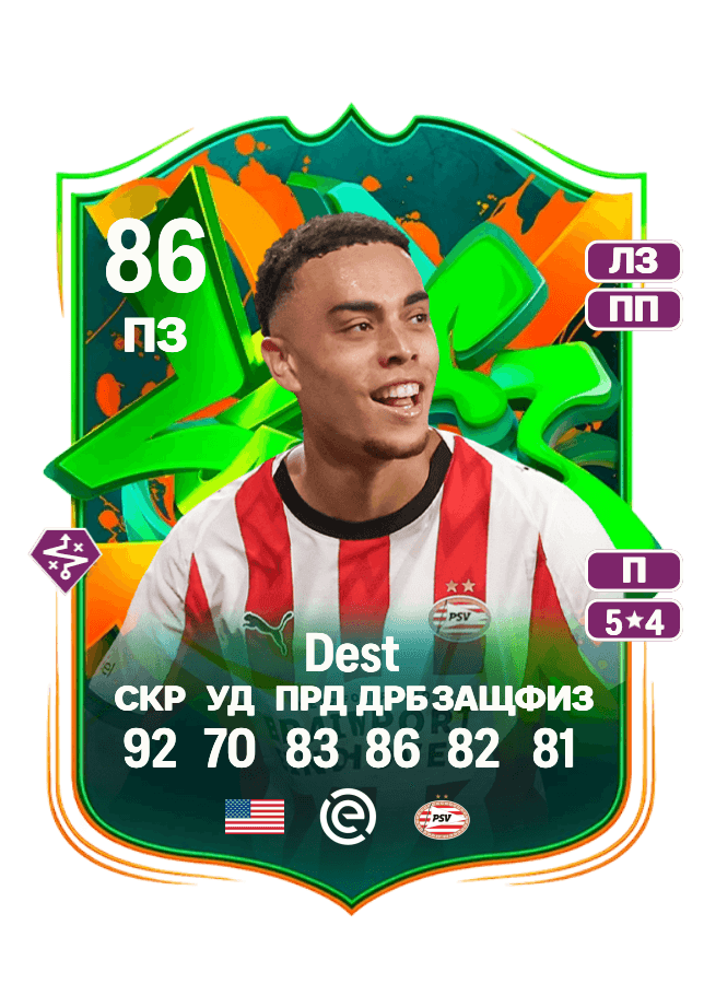 Sergiño Dest card