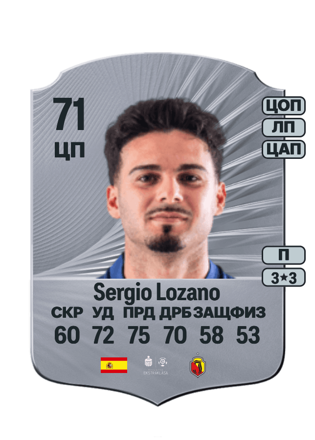 Sergio Lozano card