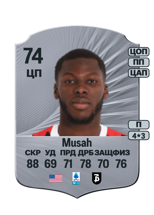 Yunus Musah card