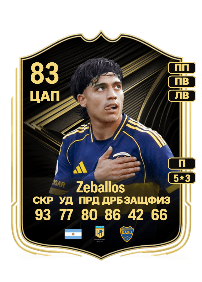 Exequiel Zeballos card