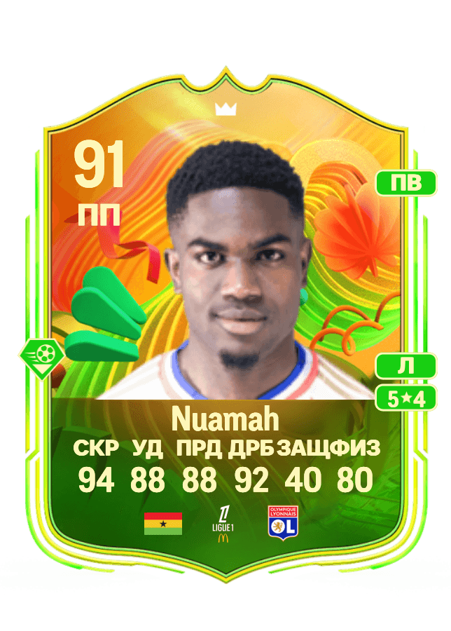 Ernest Nuamah card