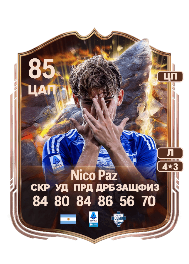 Nico Paz card