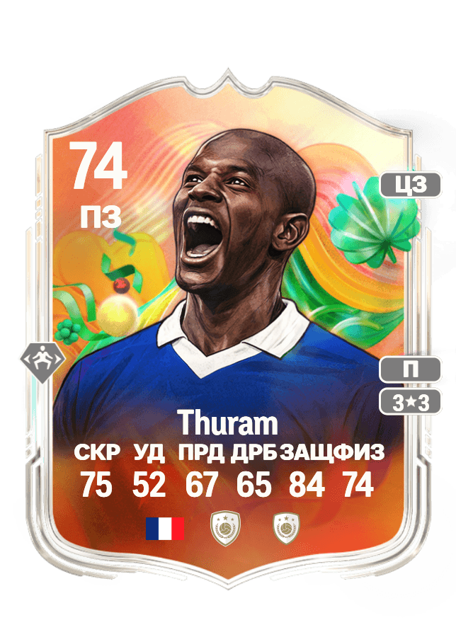 Lilian Thuram card