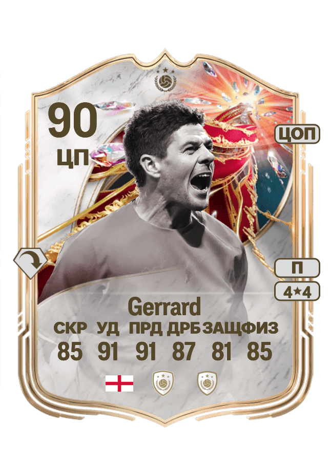 Steven Gerrard card