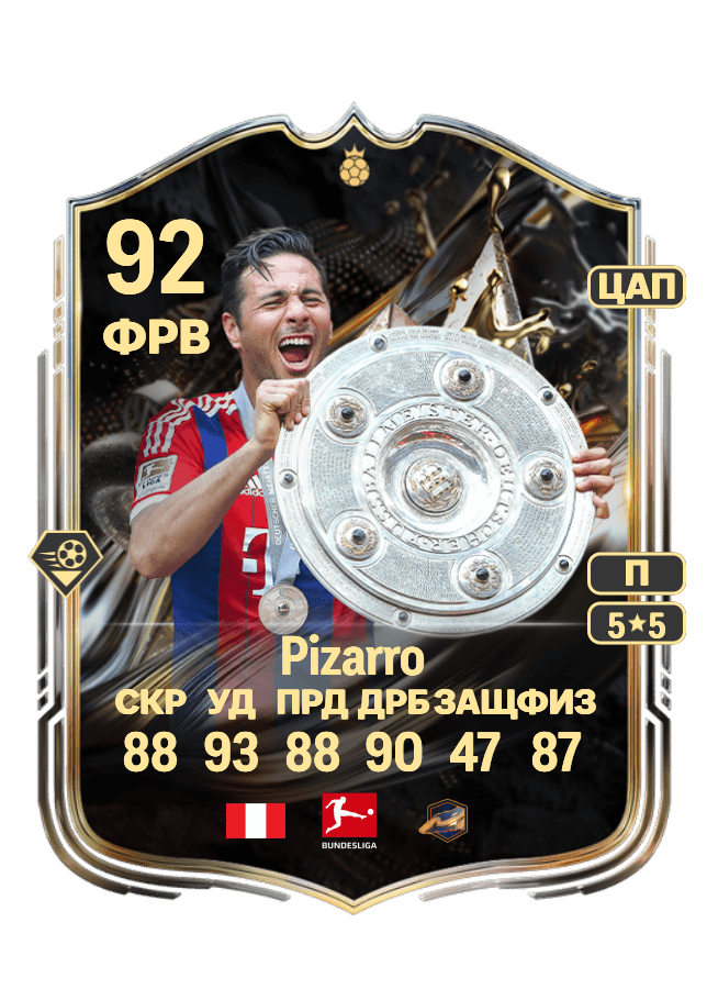 Claudio Pizarro card
