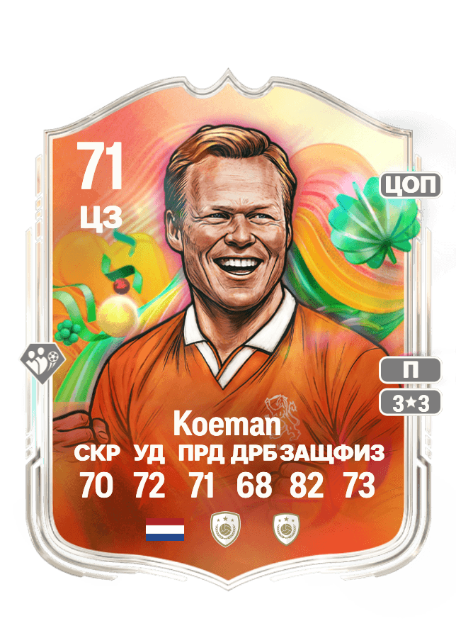 Ronald Koeman card