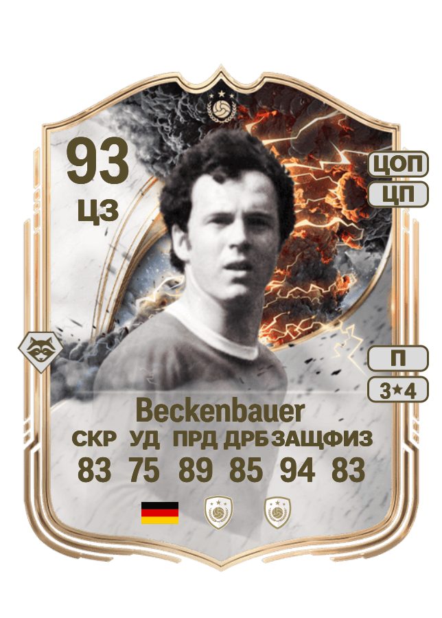 Franz Beckenbauer card
