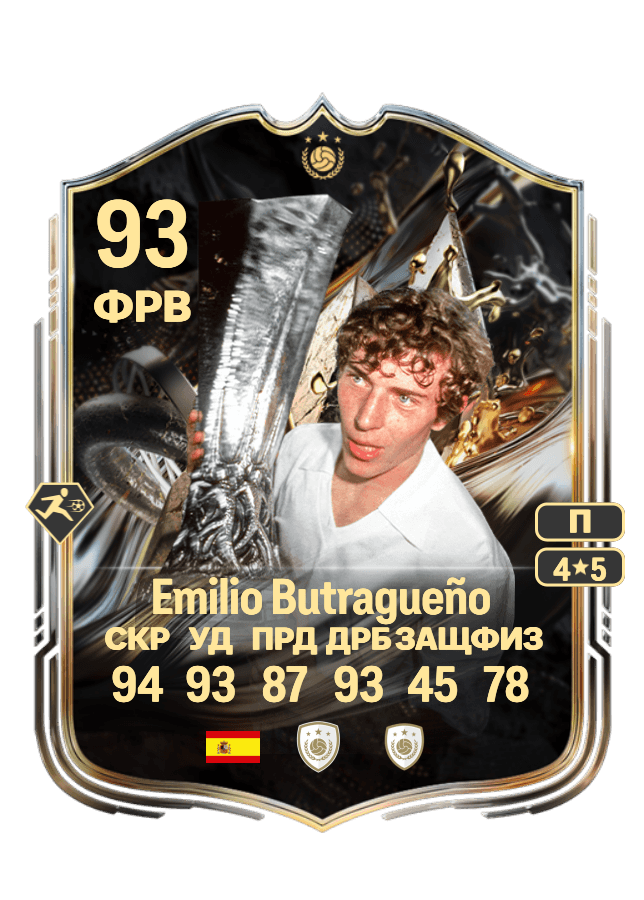 Emilio Butragueño card