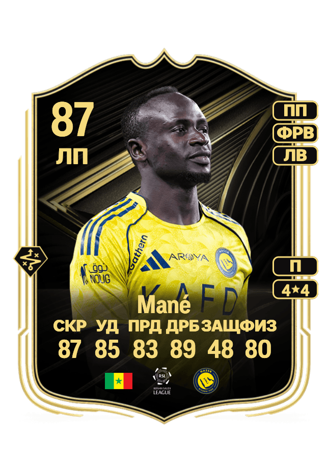 Sadio Mané card