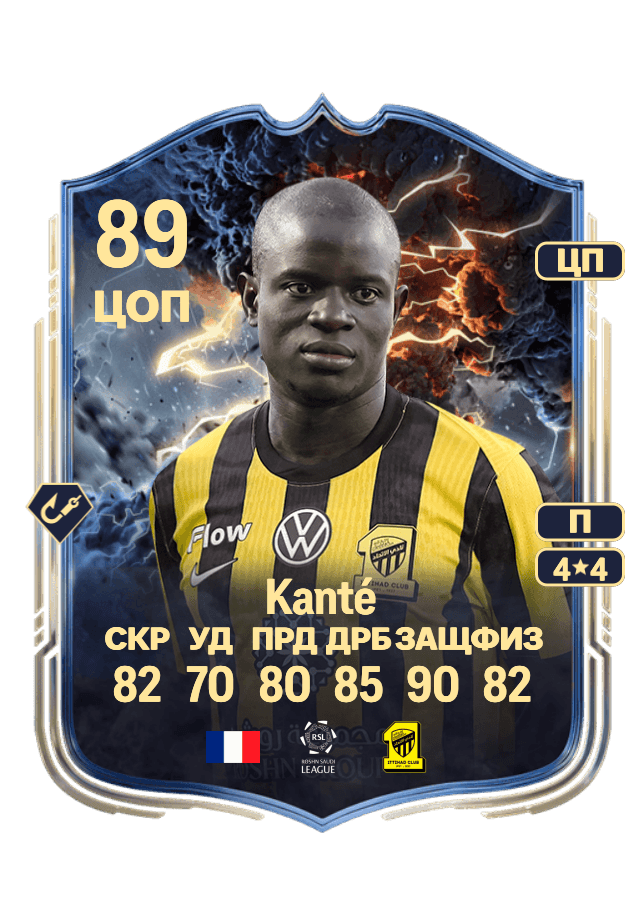 N'Golo Kanté card