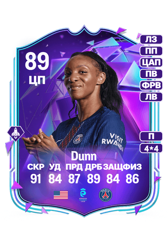 Crystal Dunn card