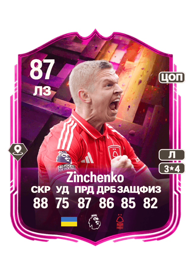 Oleksandr Zinchenko card