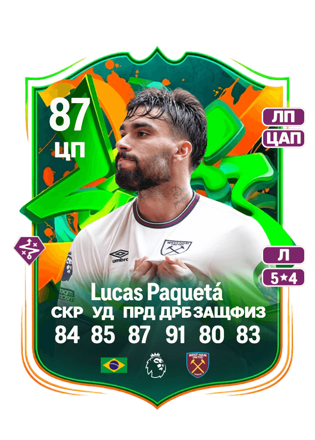 Lucas Paquetá card
