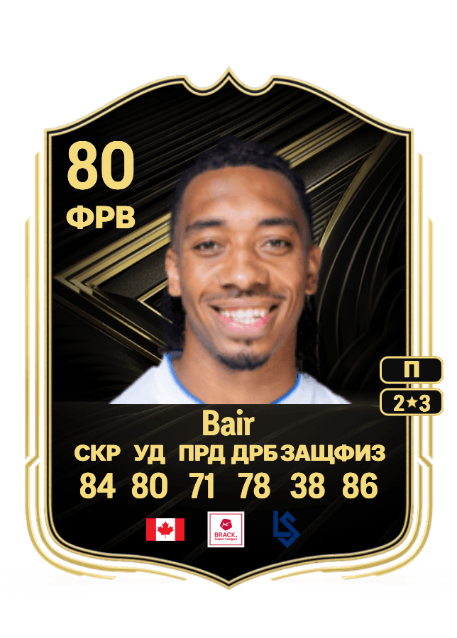 Theo Bair card