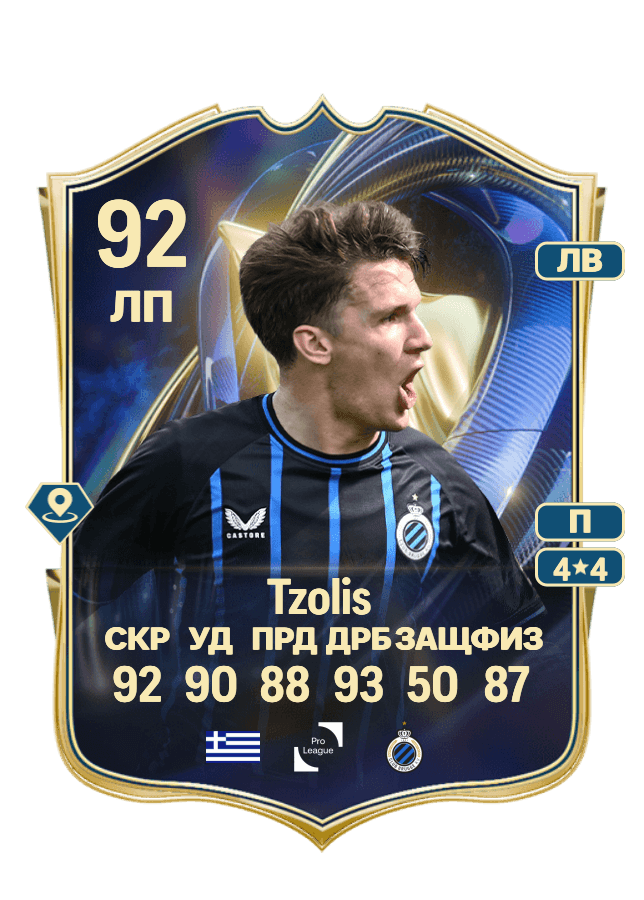 Christos Tzolis card