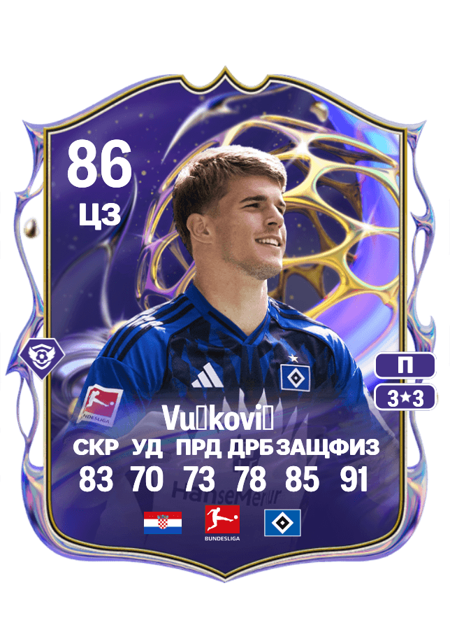Luka Vušković card