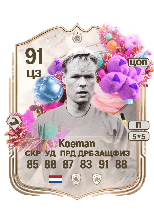 Ronald Koeman card