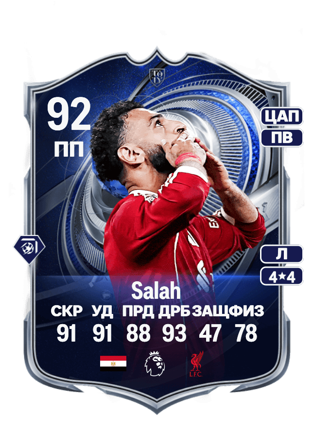Mohamed Salah card