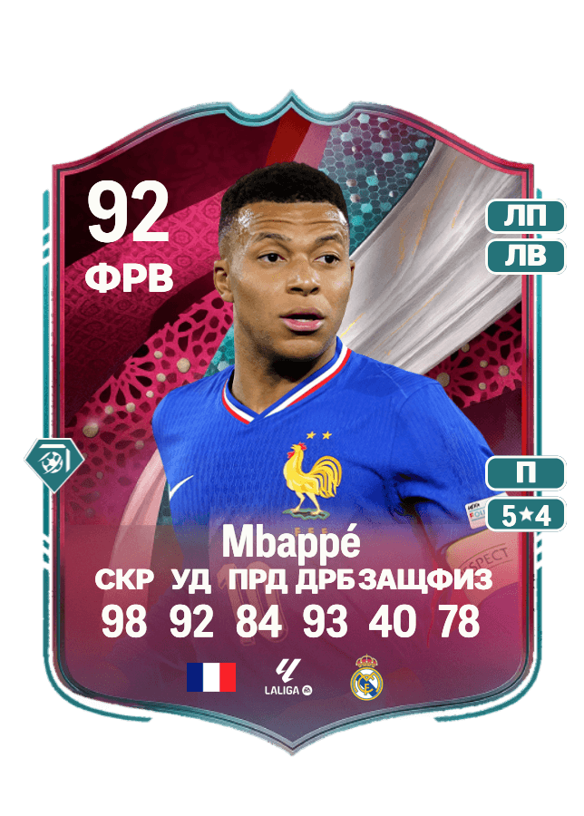 Kylian Mbappé card