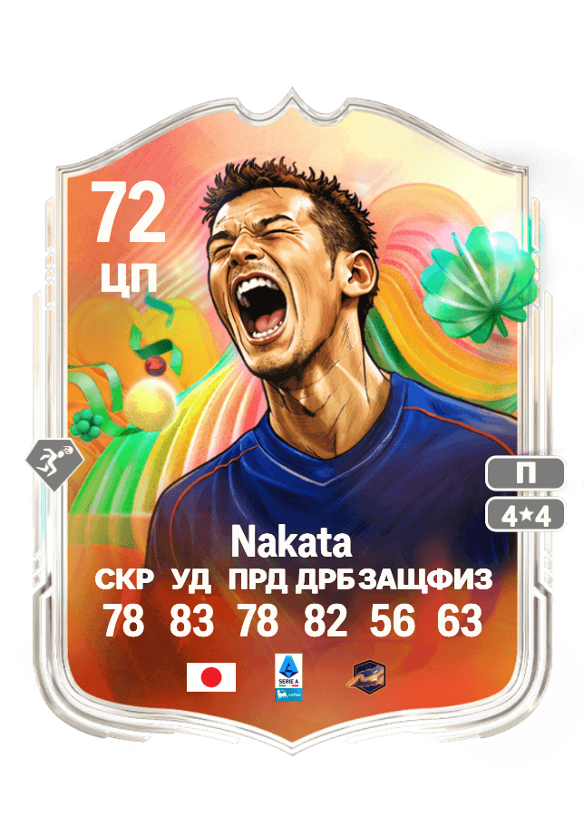 Hidetoshi Nakata card
