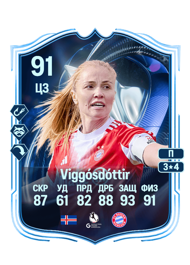 Glódís Perla Viggósdóttir card