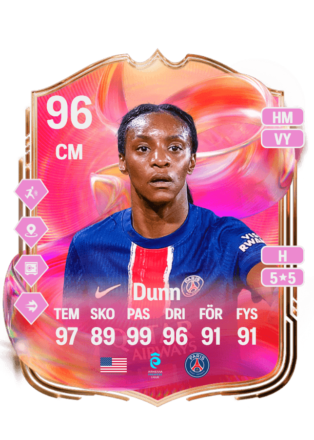 Crystal Dunn card