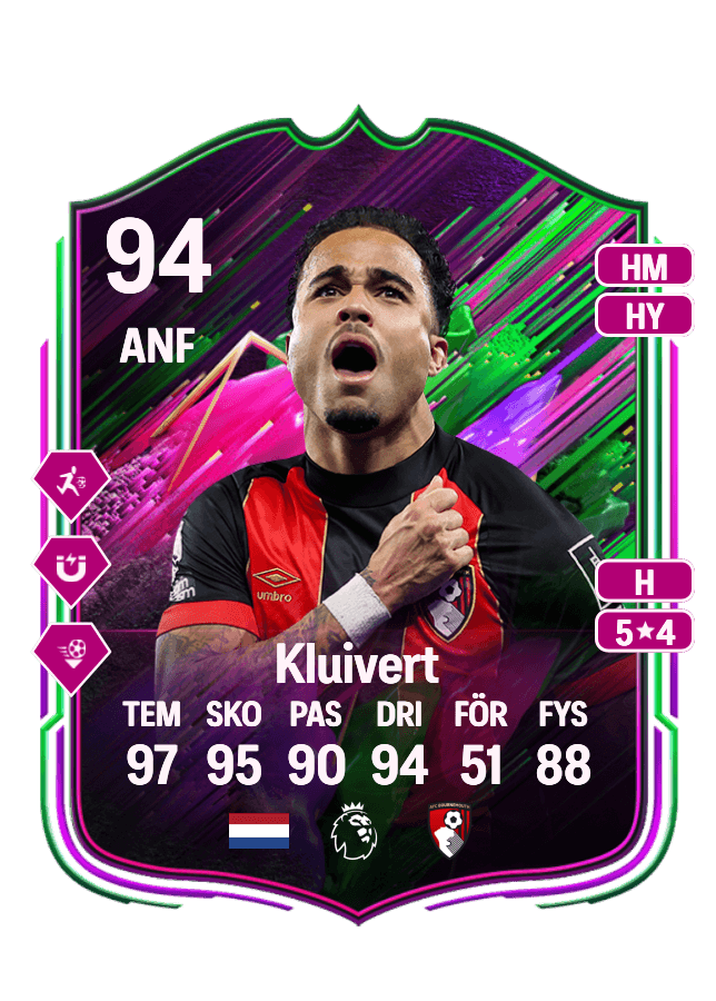 Justin Kluivert card