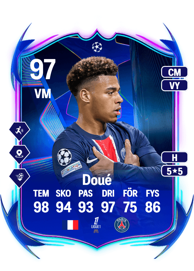 Désiré Doué card