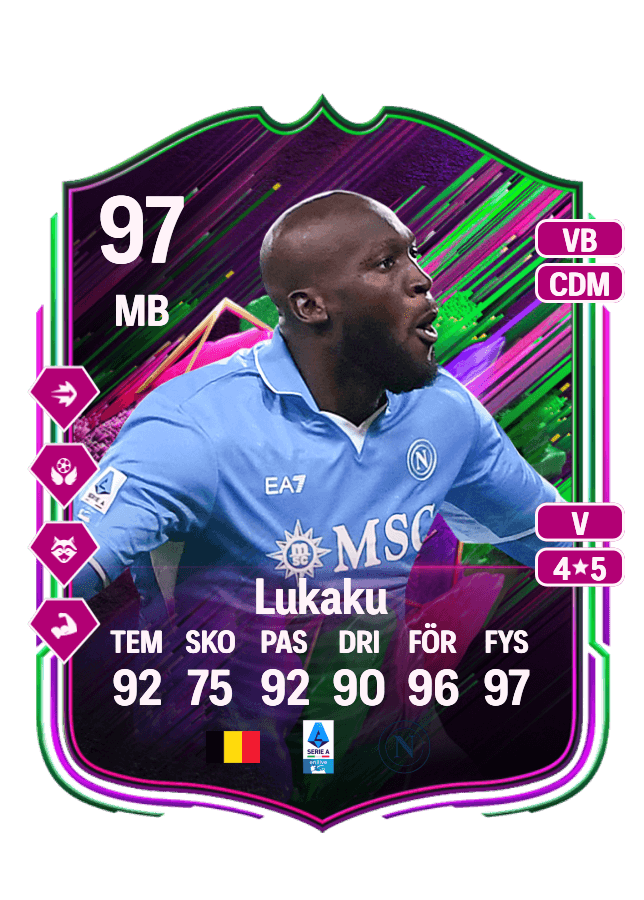 Romelu Lukaku card