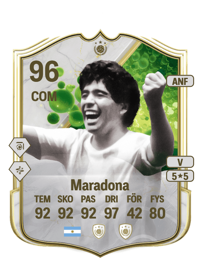 Diego Armando Maradona card