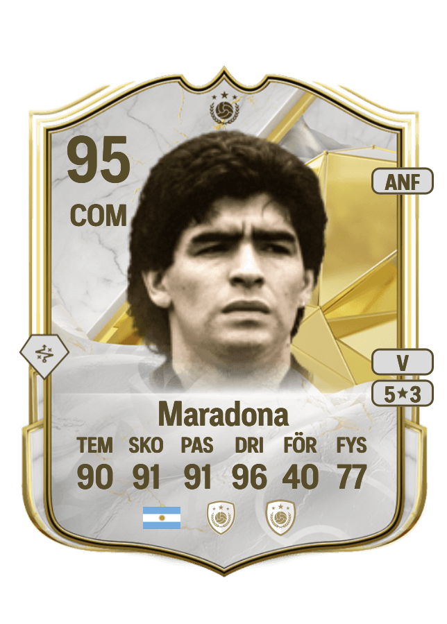 Diego Armando Maradona card