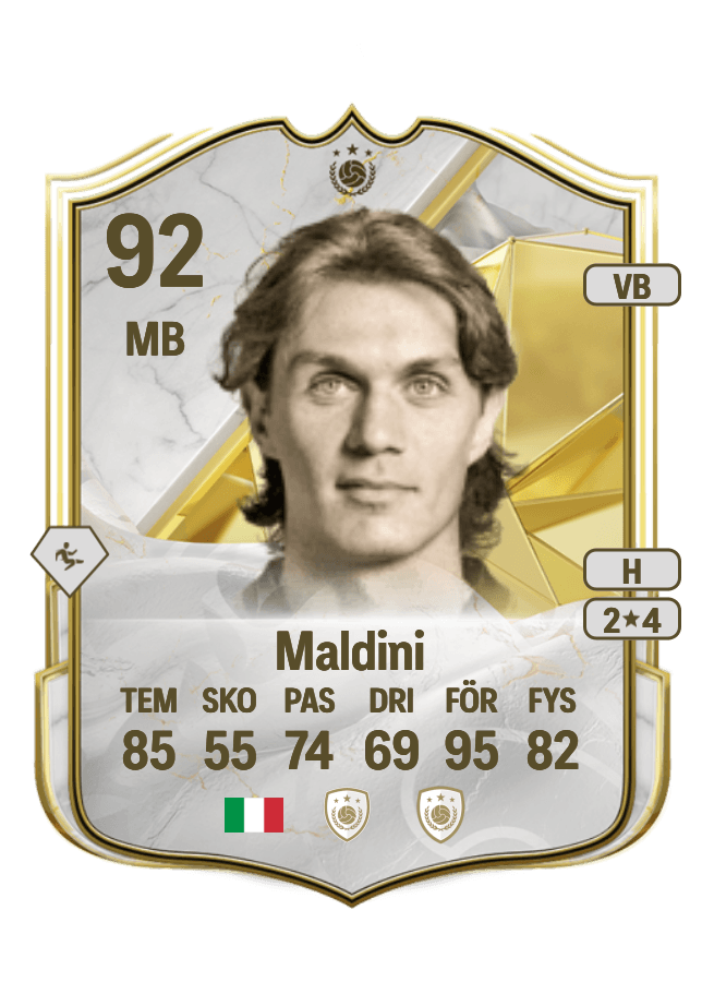 Paolo Maldini card