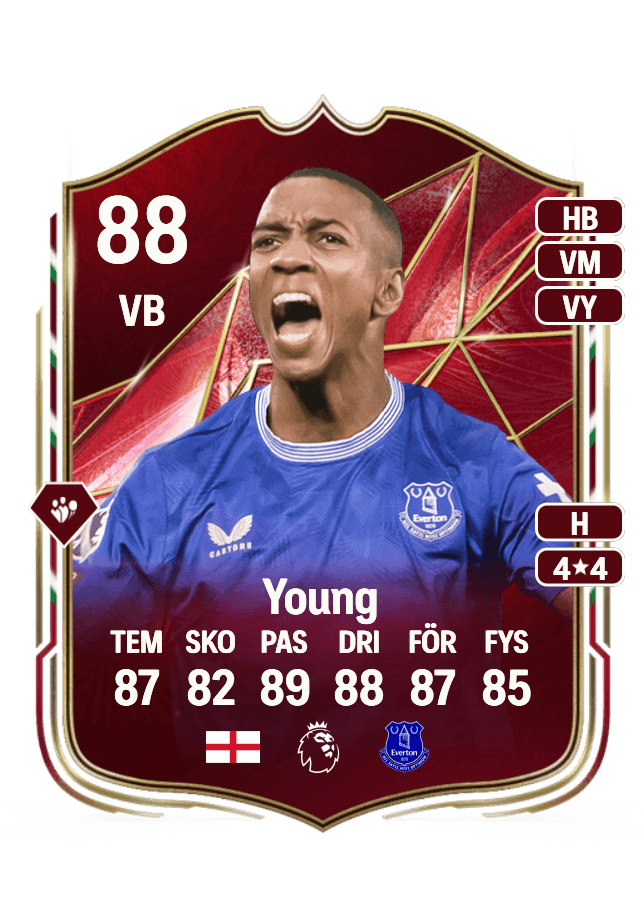Ashley Young card