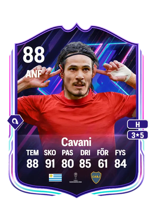 Edinson Cavani card
