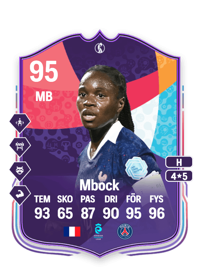 Griedge Mbock card