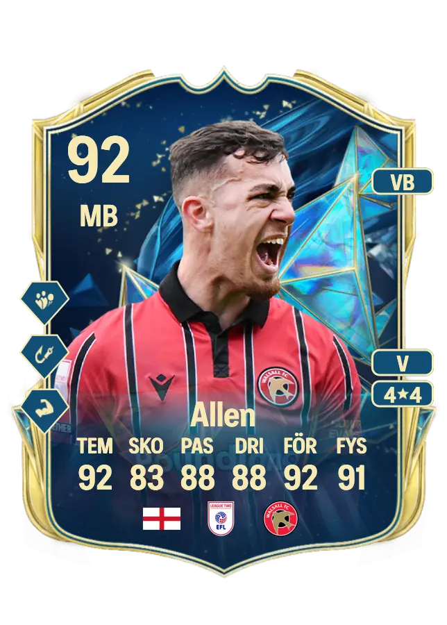 Taylor Allen card
