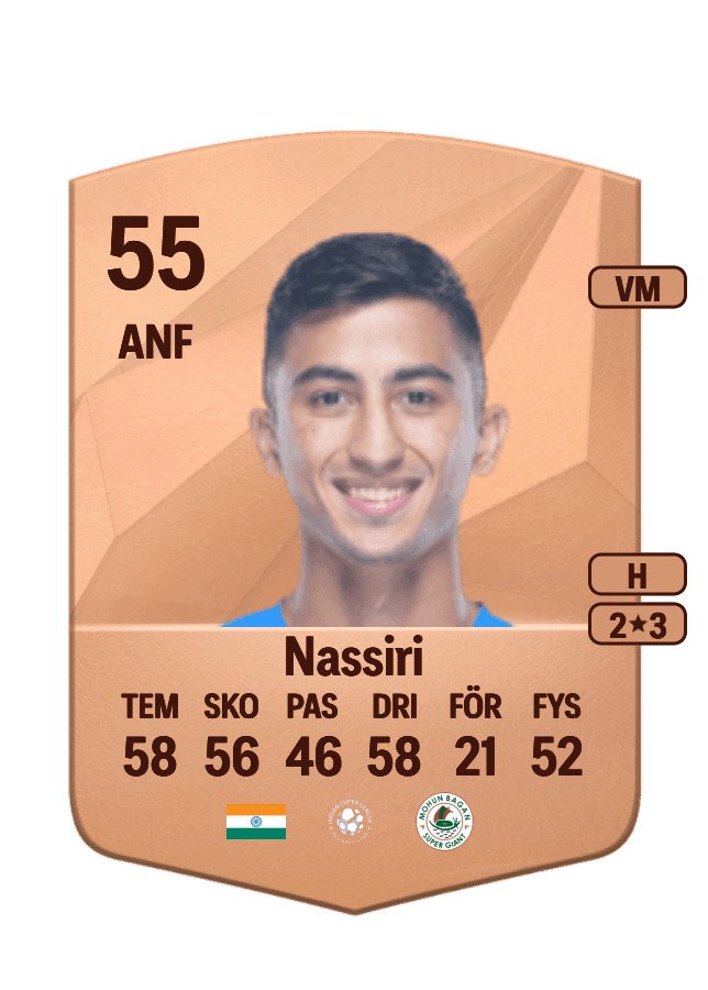 Kiyan Nassiri card