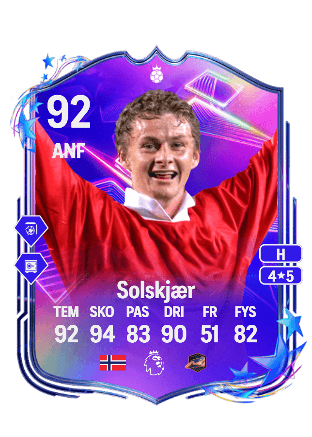 Ole Gunnar Solskjær card