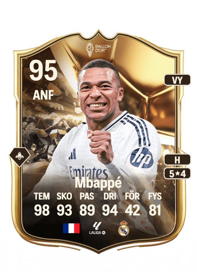 Kylian Mbappé card